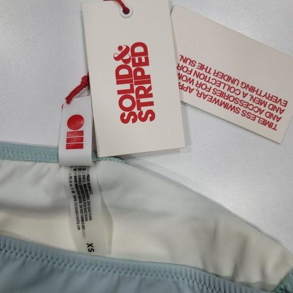 Solid & Striped Brooke Bikini Bottom in Sky Size XS - Picture 5 of 8